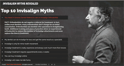 Desktop Screenshot of invisalignmyths.com